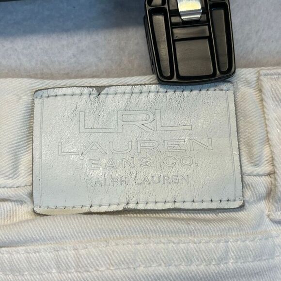 LAUREN RALPH LAUREN Shorts Women's Size 10 Petite White Classic Straight Leg - Picture 15 of 16